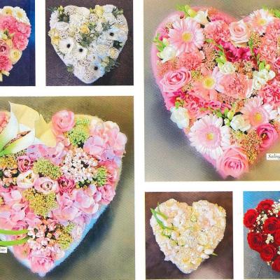 coeurs 2 30 cm 80€