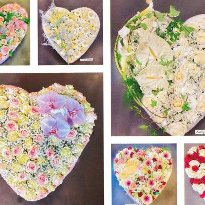 coeurs 4 50 cm 130€